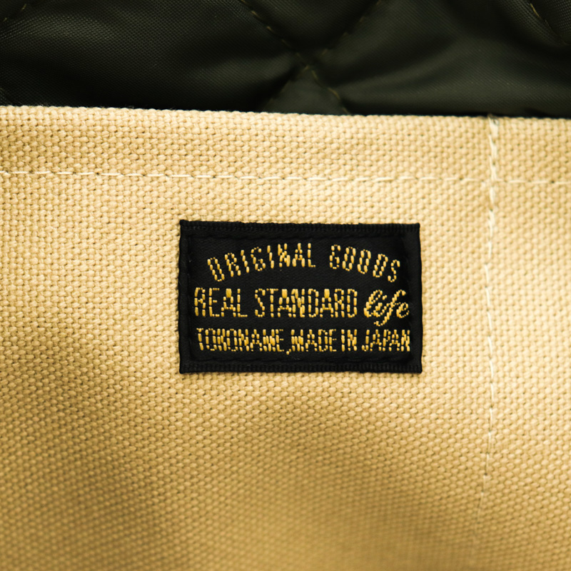 リアルスタンダードライフ トートバッグ ショルダーバッグ 2way 日本製 キャンバス 鞄 レディース ベージュ REAL STANDARD LIFE