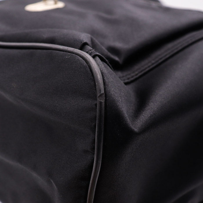 モスキーノ リュックサック デイパック ロゴ シンプル ブランド 鞄 黒 レディース ブラック MOSCHINO 【中古】