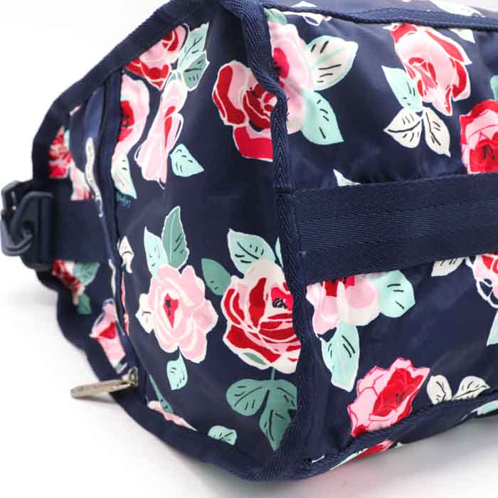 美品♡LeSportsac ボストンバッグ ショルダーバッグ 花柄 ローズ