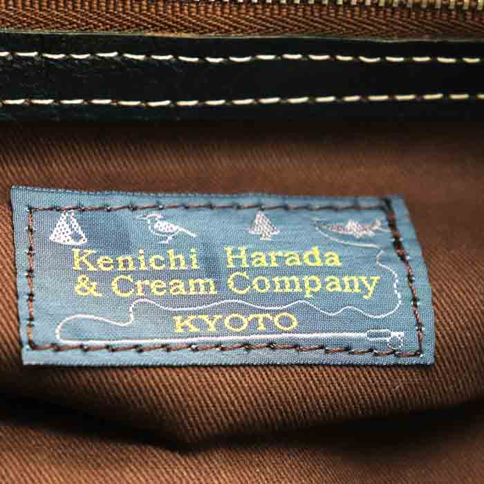 クリームカンパニー トートバッグ 本革レザー ケンイチハラダ A4収納可 鞄 カバン レディース メンズ カーキ Cream Company