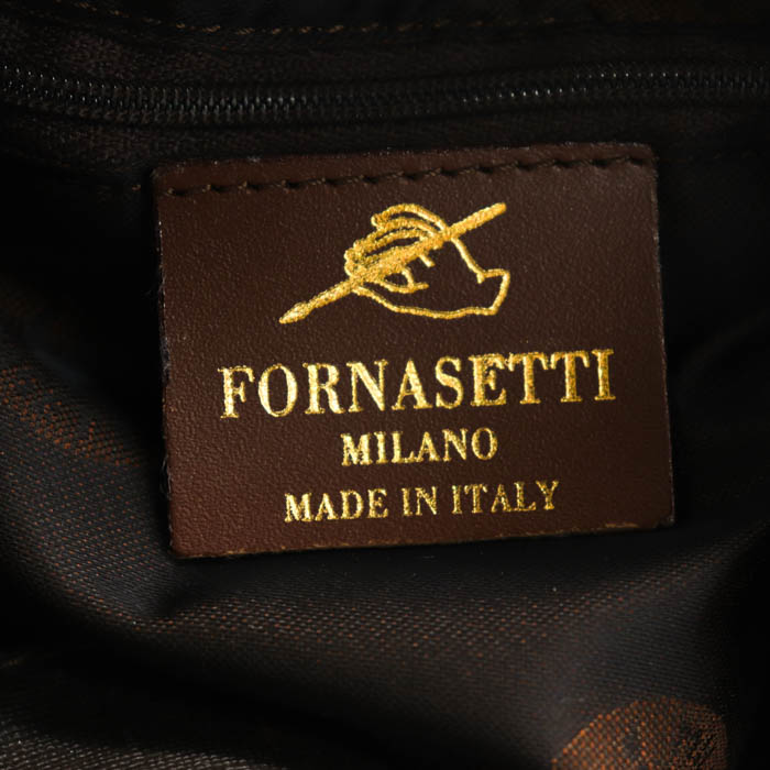 フォルナセッティ ショルダーバッグ 総柄 イタリア製 巾着バッグ