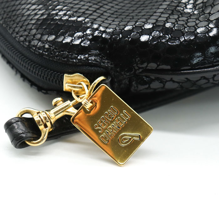 ショルダーバッグ パイソン型押し 2way クラッチバッグ 斜め掛け