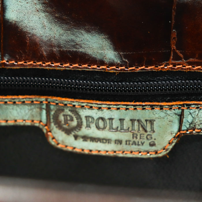 イタリア製　POLLINI　ポリーニ　レザージャケット　USED