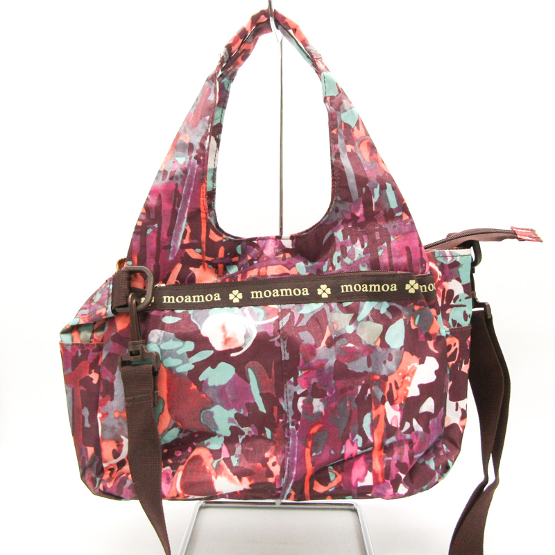 モアモア ショルダーバッグ 美品 2way 鞄 カバン ブランド レディース  