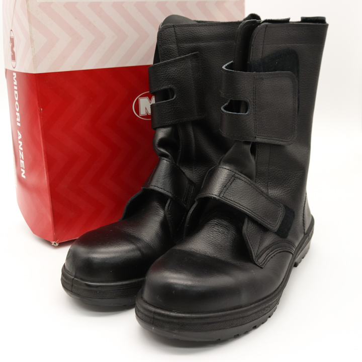ミドリ安全 安全靴 JIS規格 長編上靴 ラバーテック RT930 メンズ ブラック 27.0(27cm) - 1