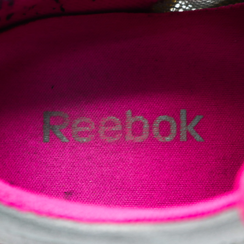 リーボック スニーカー リアルフレックス ウォーキング トレーニングシューズ 靴 レディース 24cmサイズ グレー Reebok 【中古】