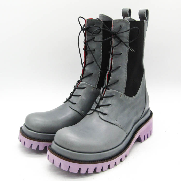 マナ ブーツ ブランド シューズ 靴 レディース 37サイズ ブルー系 MANA  