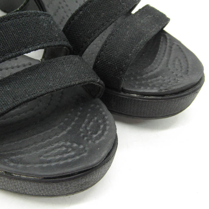 Crocs クロックス　サイプラス W7 黒　未使用 crocs - クロックス サイプラス W7 23 24 黒 新古品 ヒール