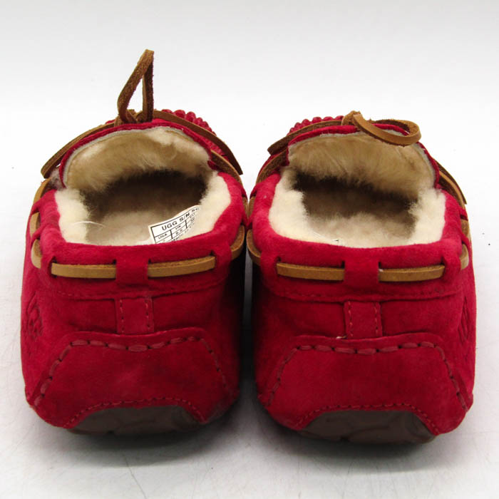 アグ モカシン スリッポン ブランド シューズ 靴 赤 レディース