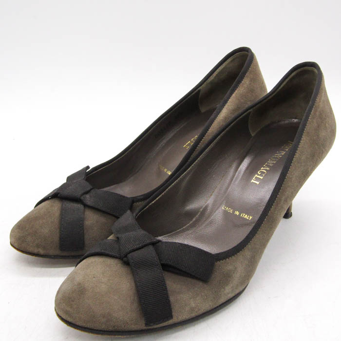 ブルーノマリ パンプス スウェード ブランド シューズ 靴 イタリア製  