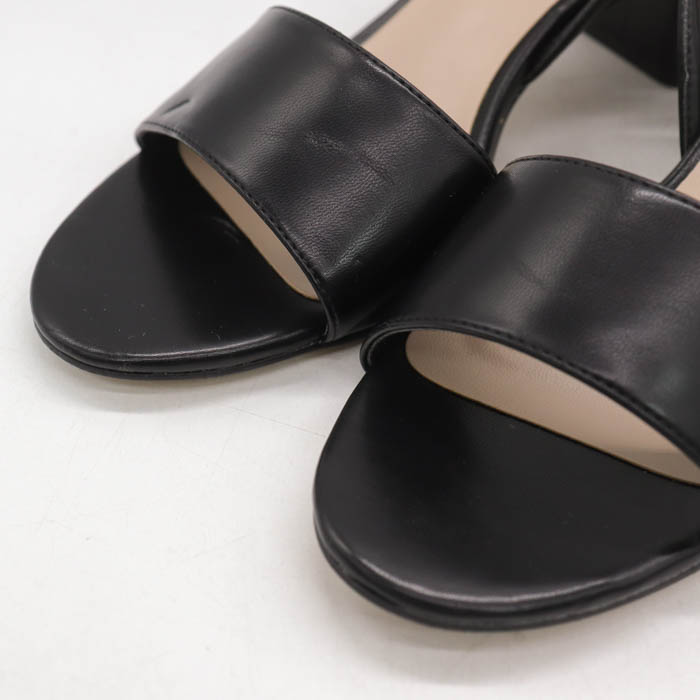 美品✨ ディーゼル チャンキーヒール サンダル 23cm ブラック 23SS チャールズ＆キース サンダル チャンキーヒール ブランド 靴 黒