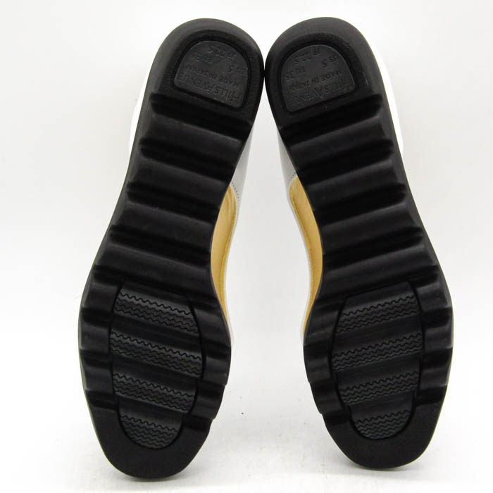 ヒルズアベニュー サンダル 厚底 ブランド 靴 日本製 白