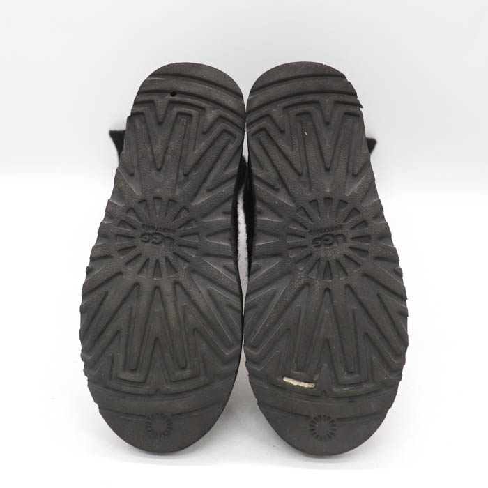 アグ ニットブーツ ブランド シューズ 靴 黒 レディース 22サイズ