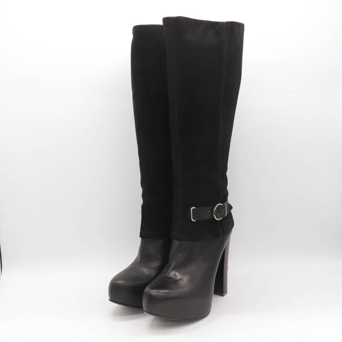 エルダンテス ロングブーツ 本革 レザー ブランド シューズ 靴  