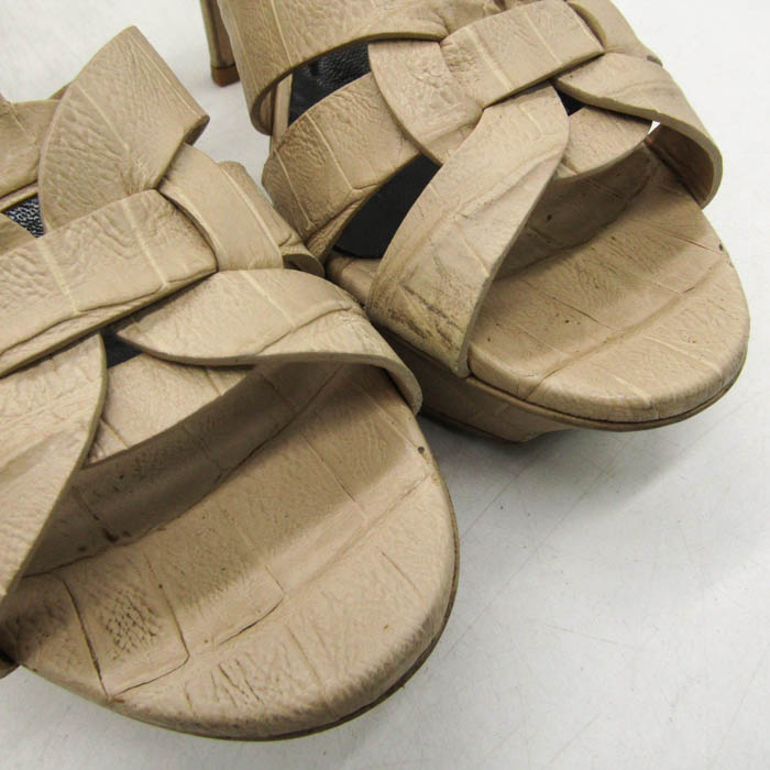 イヴ・サンローラン サンダル ブランド 靴 イタリア製 レディース 38.5