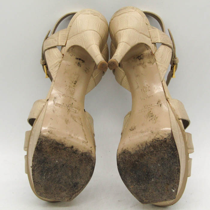 イヴ・サンローラン サンダル ブランド 靴 イタリア製 レディース 38.5