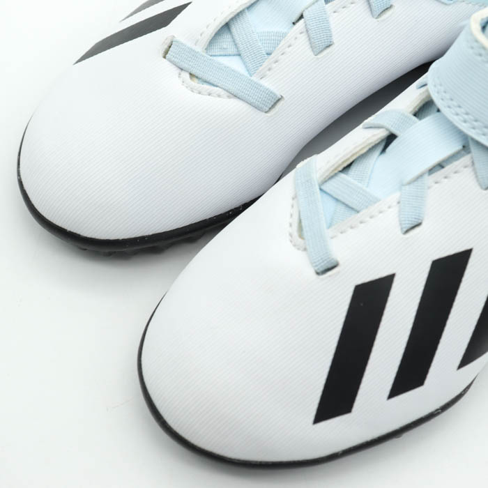 アディダス サッカーシューズ エックス トレーニングシューズ フットサル 靴 ジュニア キッズ 男の子用 17cmサイズ ホワイト adidas  【中古】 adidas USED/古着（その他シューズ）｜adidasのUSED/古着通販サイト SMASELL（スマセル）