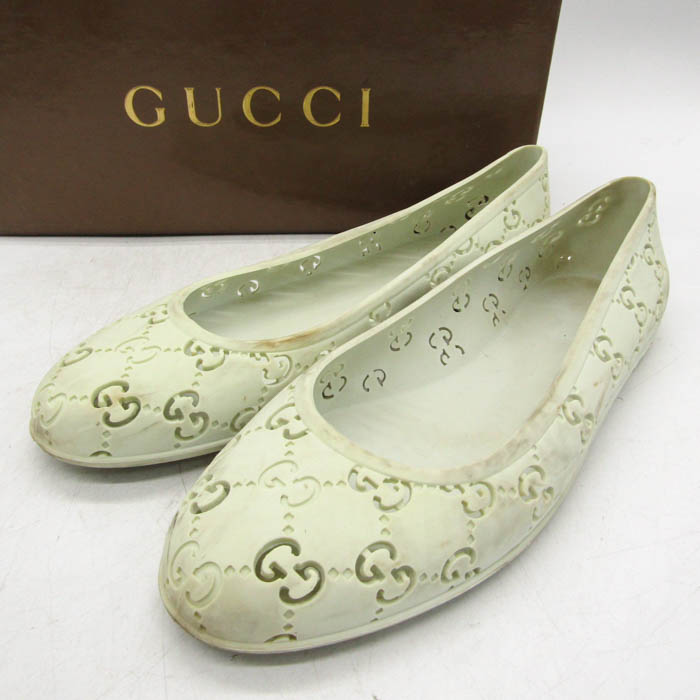 グッチ バレエシューズ GG柄 サブリナシューズ モノグラム ブランド 靴  
