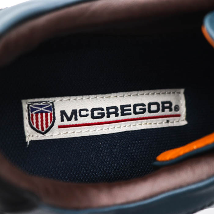 マックレガー スニーカー 紳士靴 カジュアル ウォーキングシューズ シンプル ブランド シューズ メンズ 25cmサイズ ネイビー McGregor