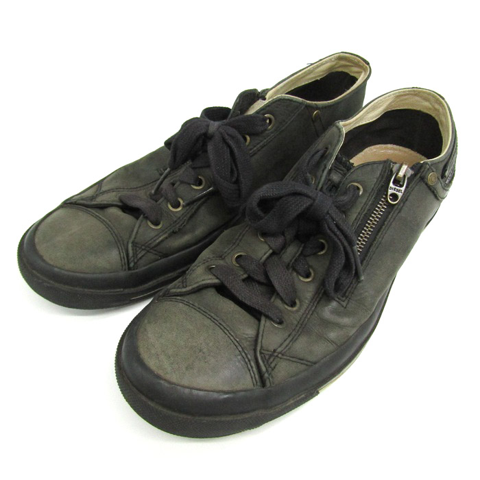 新品 DIESEL ディーゼル メンズ レザー スニーカー EU41 JP26.0~26.5cm EU43 27.5-28.0cm EU40 25.0-25.5cm 3サイズ シューズ 靴 箱付き レザー（本革） DIESEL(ディーゼル) スニーカー(メンズ) - 海外通販のBUYMA