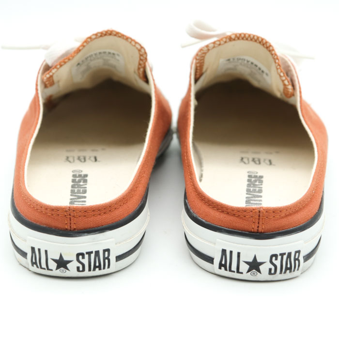 コンバース スニーカー オールスター 5CL647 ミュール スリップ OX TERRACOTTA シューズ 靴 レディース 23cmサイズ オレンジ  CONVERSE 【中古】 CONVERSE USED/古着（スニーカー）｜CONVERSEのUSED/古着通販サイト SMASELL（スマセル）