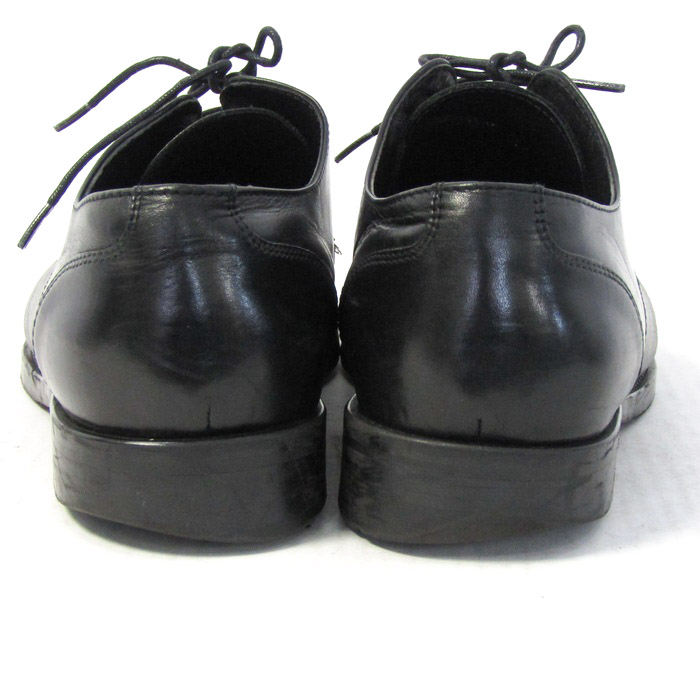 美品✨ジョルジオアルマーニ ドレスシューズ ダブルモンク 27cm相当 黒 ジョルジオ アルマーニGIORGIO ARMANI レザーローカットシューズ