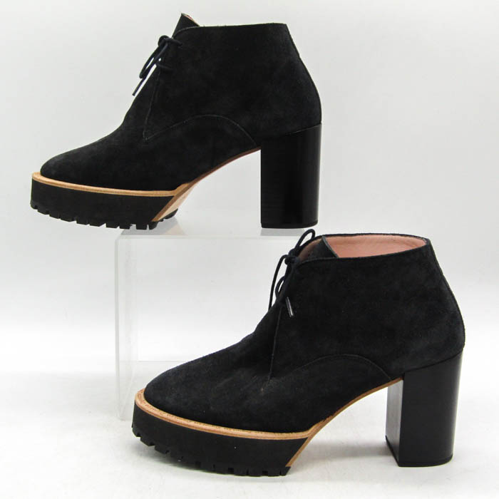 ショートブーツ本革24 24.5 25 黒 レペットRepetto