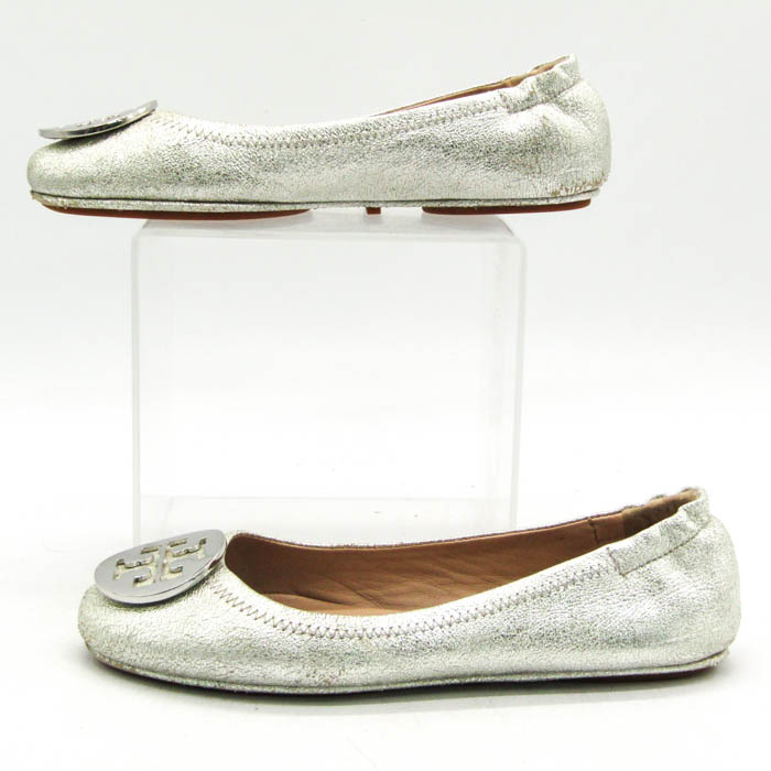 Tory Burch トリーバーチ バレーシューズ シルバー