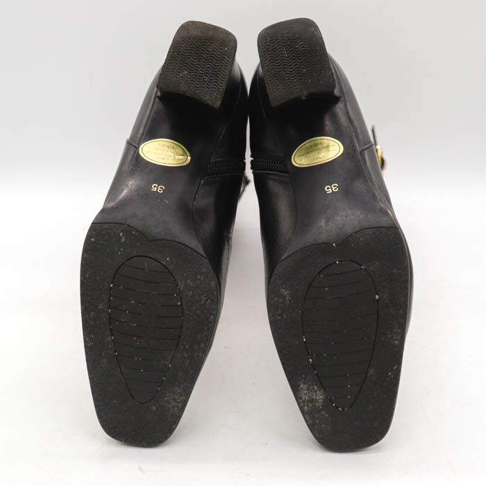 イヴ・サンローラン ロングブーツ ブランド シューズ 靴 黒 レディース