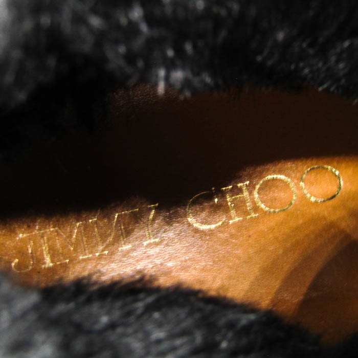 ジミーチュウ　JIMMY CHOO ブルーグレー　レースパンプス　37 ジミーチュウ JIMMY CHOO ブルーグレー レースパンプス 37