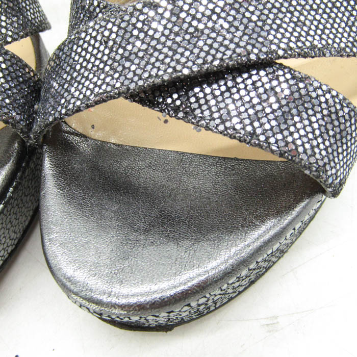 ジミーチュウ サンダル ハイヒール 靴 イタリア製 レディース 37サイズ