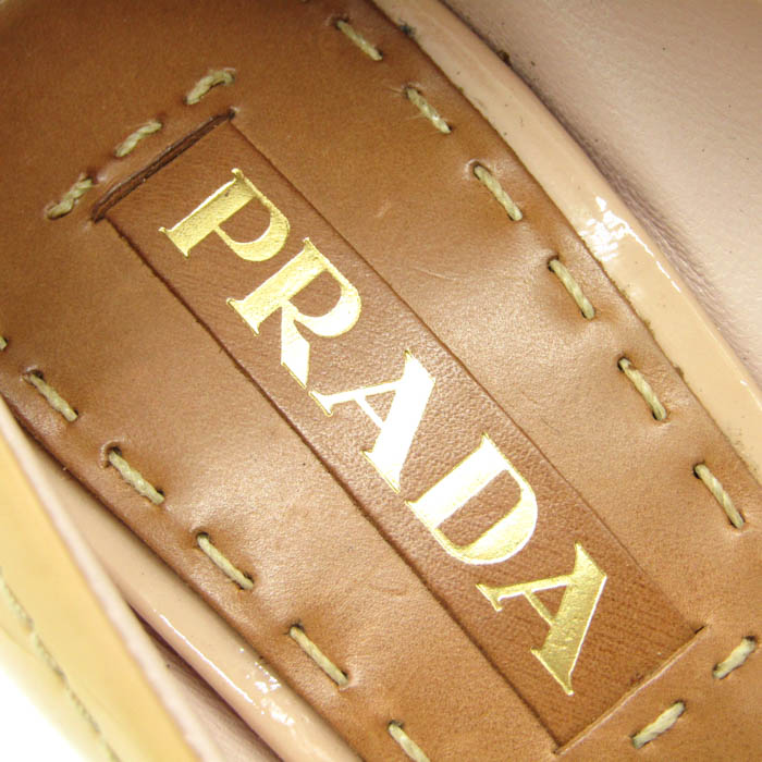 プラダ パンプス オープントゥ ブランド シューズ 靴 イタリア製