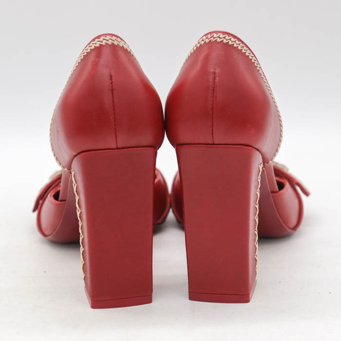 【美品】Dior ディオール パンプス レッド レディース 35.5サイズ 高級 ディオール パンプス ブランド シューズ 靴 イタリア製 赤