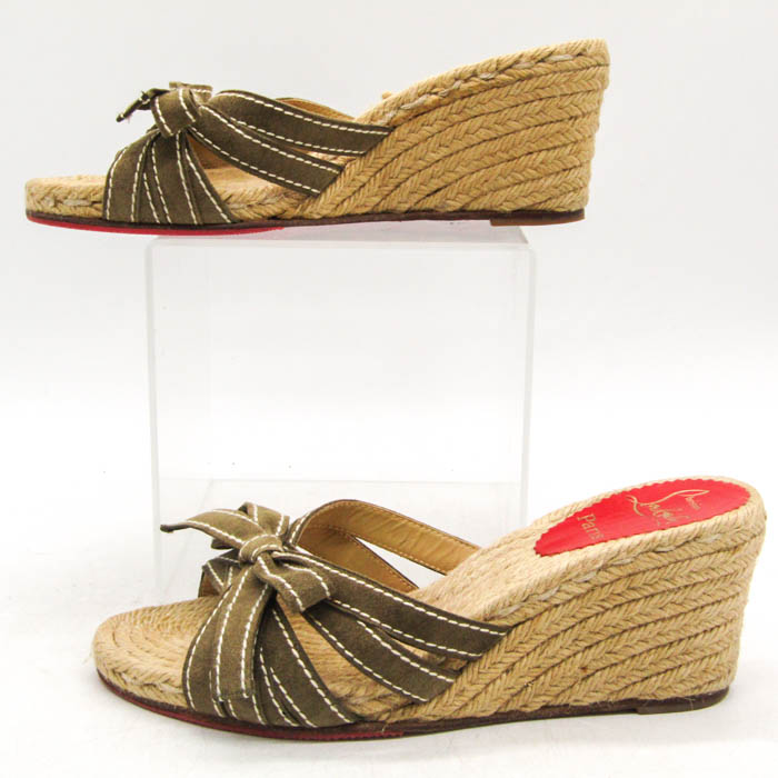 ChristianLouboutinルブタン38ピンヒール ハイヒール ミュール ChristianLouboutinクリスチャンルブタンミュールハイヒール38