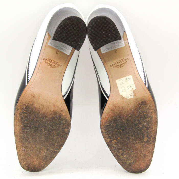 BALLY美品ヴィンテージパンプス バリー パンプス ブランド シューズ 靴 スイス製 白 黒 レディース 3