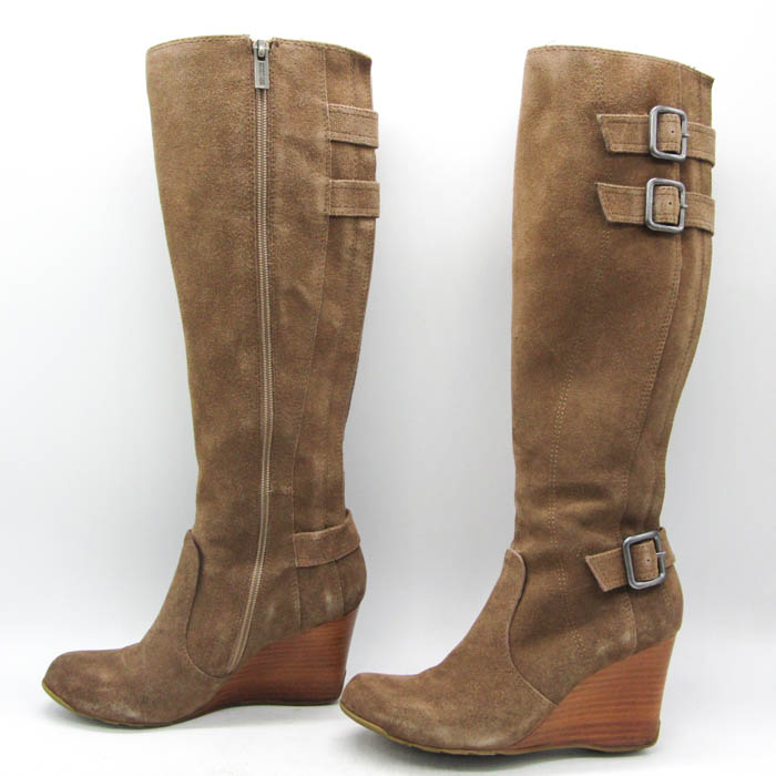 リアクション ブーツ 本革 レザー ブランド シューズ 靴 レディース 7M  