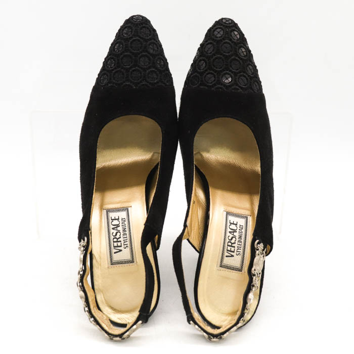 ヴェルサーチ靴パンプス
