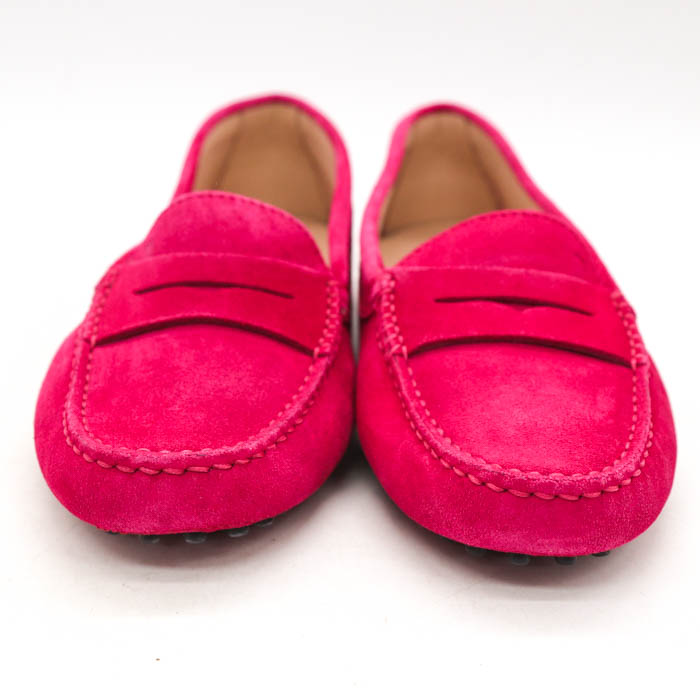 TOD'S トッズ ローファー 本革 ドライピンクシューズ37 TOD'S トッズ ローファー 本革 ドライピンクシューズ37 TOD´S トッズ