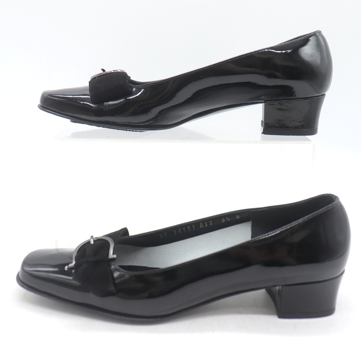 サルヴァトーレフェラガモ 6.5 ロングブーツ ブラック 保存袋付き サルヴァトーレフェラガモ 6.5 ロングブーツ ブラック 保存袋付き