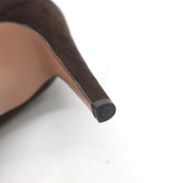 プラダ パンプス ポインテッドトゥ スエード レザー イタリア製