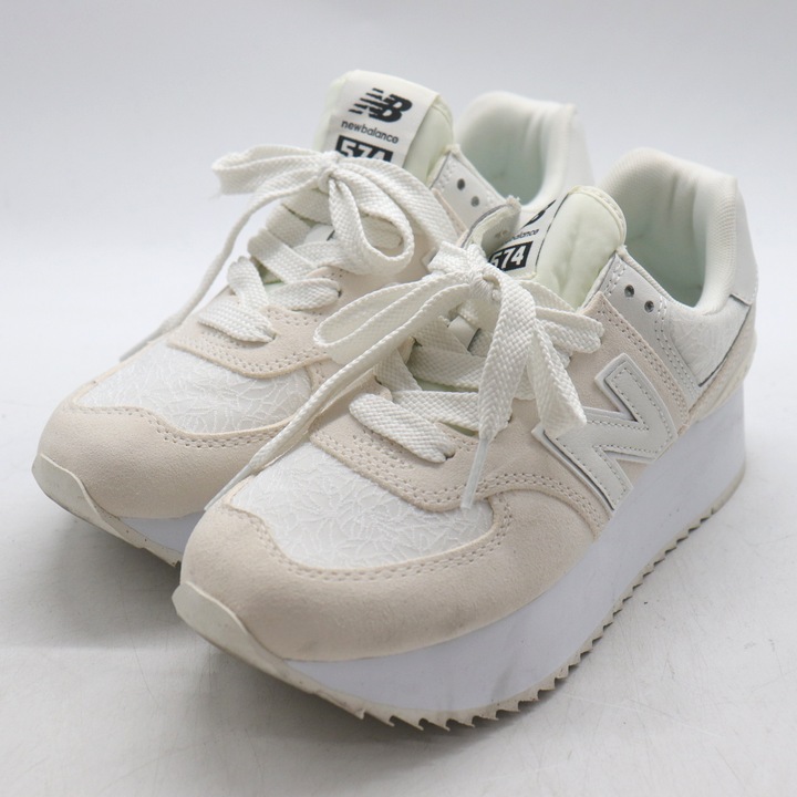 ニューバランス スニーカー ローカット 574 WL574ZBJ 厚底