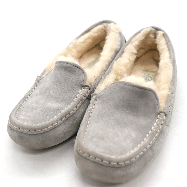 UGG アンスレー グレー23cm 未使用 UGG ANSLEY アンスレー ライトグレー US6 23CM 靴