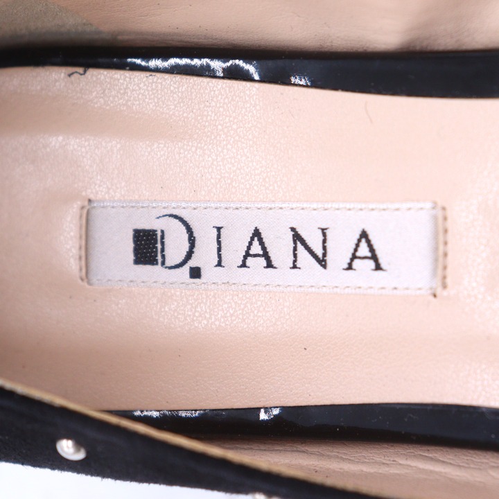 DIANA 23.5 パンプス　ブラウン スクエアトゥ ハイヒール　新品未使用 中古・古着通販】DIANA (ダイアナ) パンプス レッド サイズ:23.5