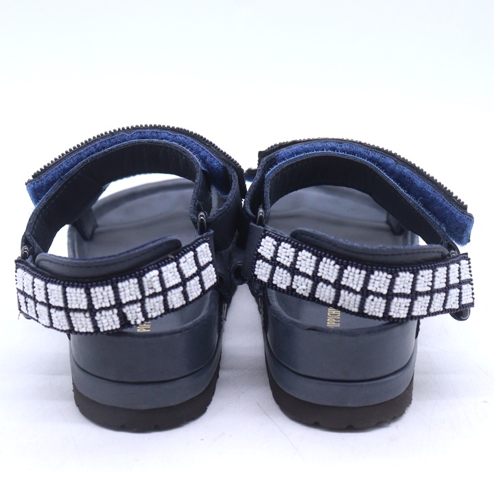 【美品】 PIPPICHIC ストラップ サンダル 紺 35.5(23cm) 美品】 PIPPICHIC ストラップ サンダル 紺 35.5(23cm) - メルカリ