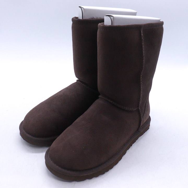 SOREL ファー付き ブラック ムートンブーツ 25センチ 14850円 SOREL ファー付き ブラック ムートンブーツ 25センチ 14850円
