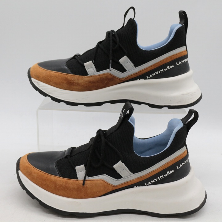 ランバンオンブルー スニーカー ローカット 厚底 ブランド シューズ 靴 黒 レディース 23サイズ ブラック LANVIN en Bleu 中古 LANVIN en Bleu 店舗買取 シューズ スニーカー USEDのアパレル通販サイト - SMASELL スマセル