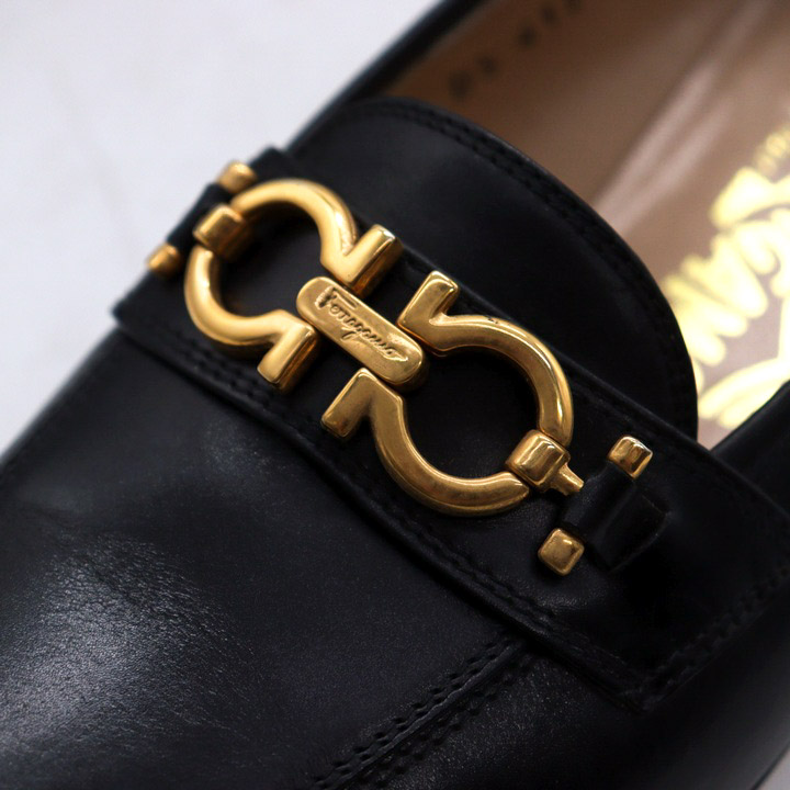 フェラガモ ローファー ガンチーニ ブランド シューズ 靴 イタリア製