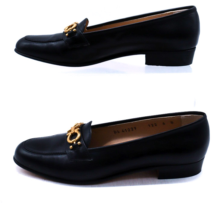 フェラガモ ローファー ガンチーニ ブランド シューズ 靴 イタリア製