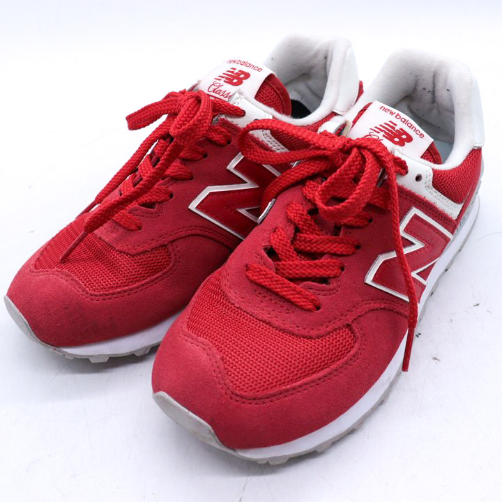 ニューバランススニーカー ニューバランス 574 黒赤 New Balance 574