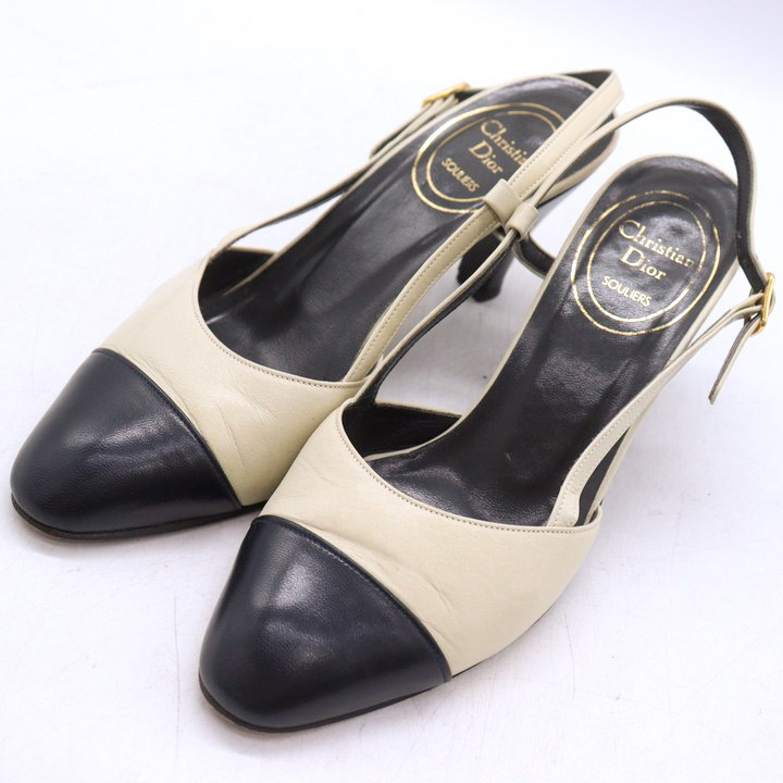 クリスチャンディオール パンプス シューズ ブランド 靴 黒 レディース  